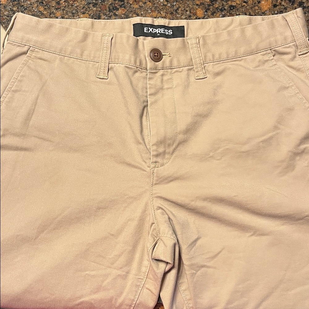 Express Men's Khaki Skinny Chinos